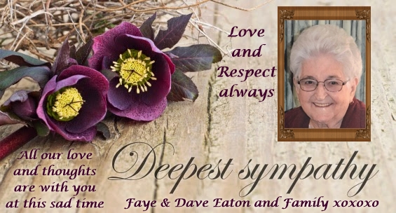 A Tribute for Peggy Campbell by Faye & Dave Eaton